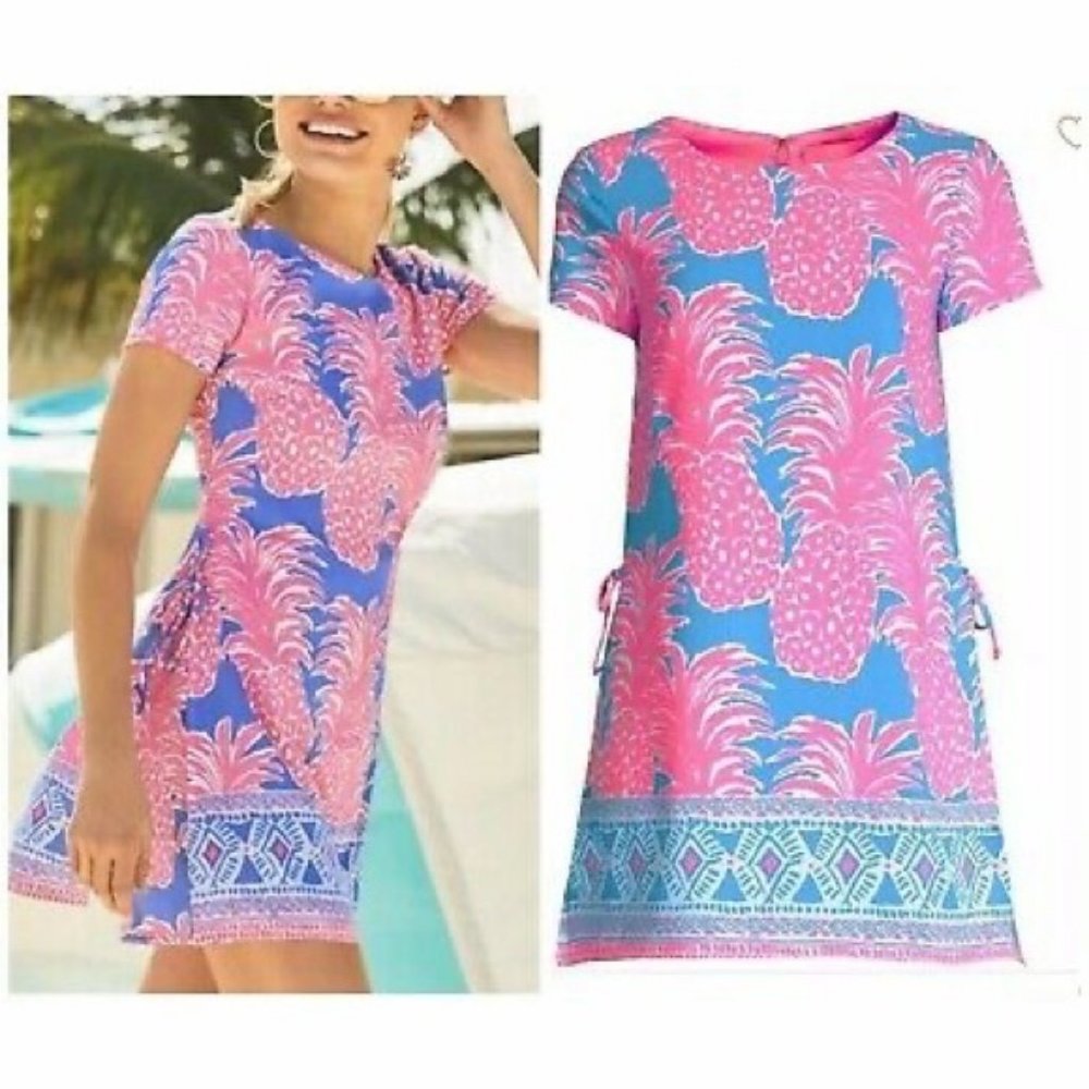 Lilly Pulitzer Blanca Stretch Pineapple Romper